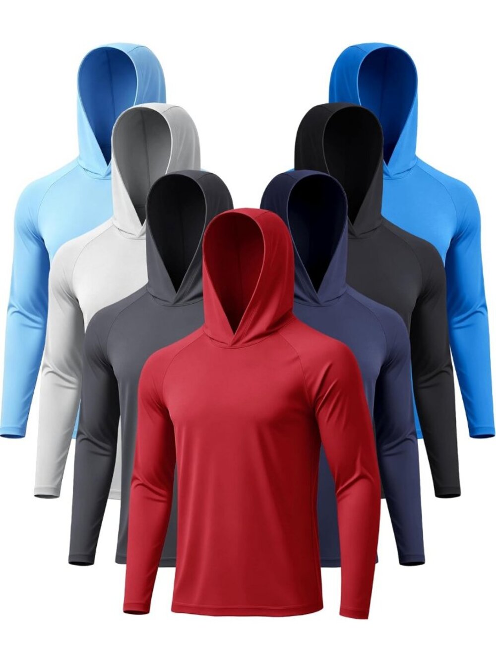 Lightweight UPF 50+ Men's Hoodie for Fishing, Workout & Hiking - Versatile